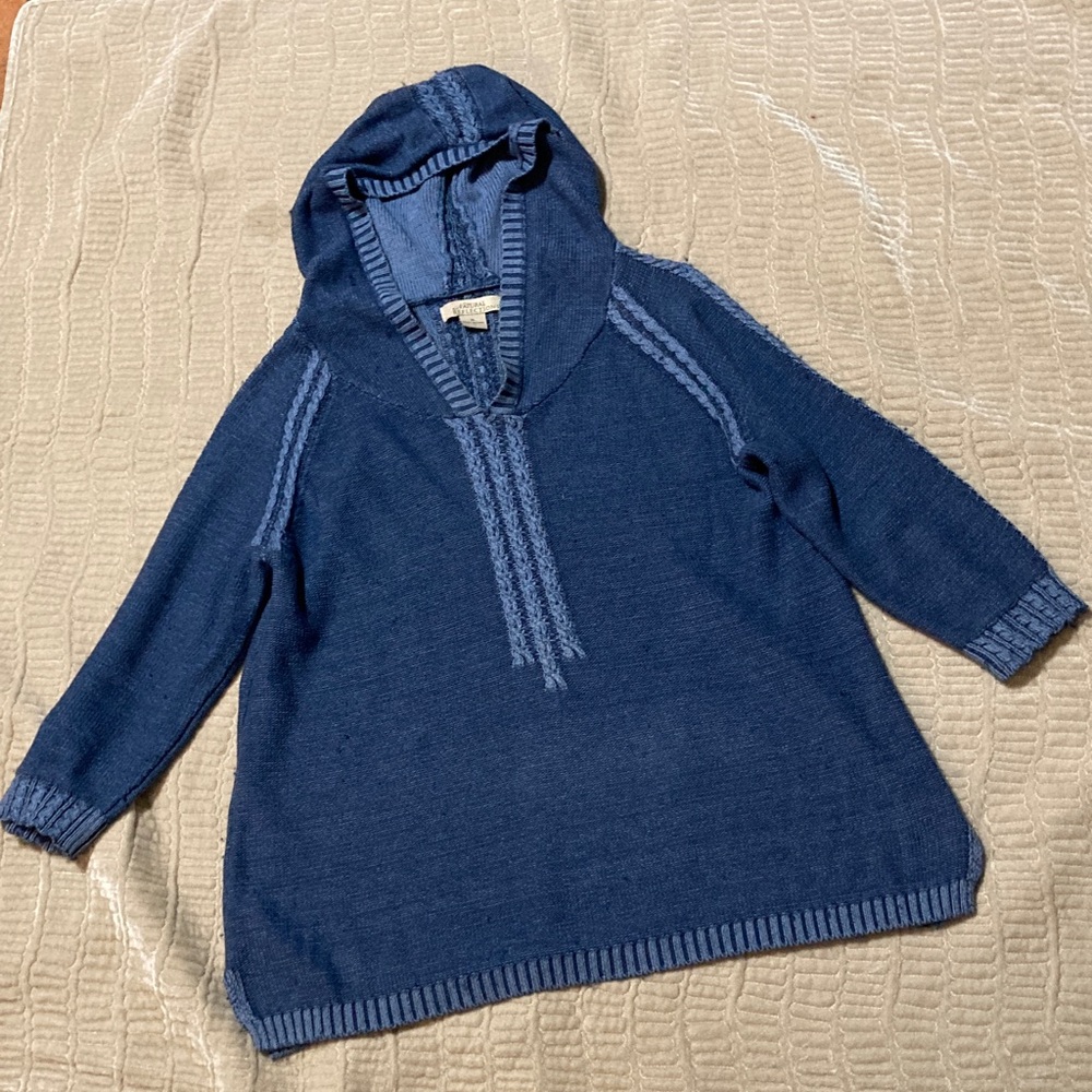 Natural Reflections Denim Blue Knit Sweater